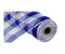 Royal Blue White Small Check Mesh – 10.25"x10yd Roll-RY832065